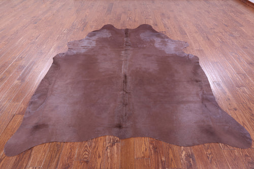 Brown Dyed Natural Cowhide Rug - XX-Large 8' 5