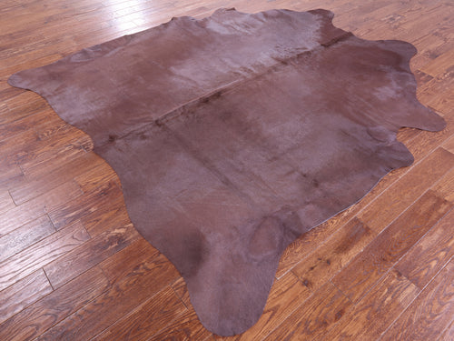 Brown Dyed Natural Cowhide Rug - XX-Large 8' 5