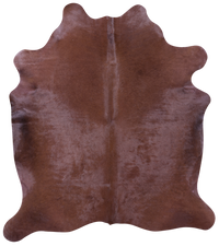 Thumbnail for Brown Dyed Natural Cowhide Rug - Large 6' 6