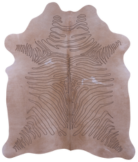 Thumbnail for Zebra Animal Print Natural Cowhide Rug - Medium 5' 8