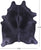 Black Dyed Natural Cowhide Rug - XX-Large 8' 4"H x 6' 8"W