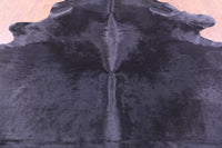 Thumbnail for Black Dyed Natural Cowhide Rug - XX-Large 8' 4