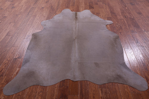 Grey Dyed Natural Cowhide Rug - X-Large 7' 2
