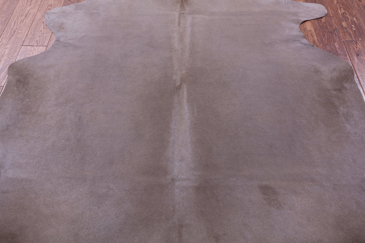 Grey Dyed Natural Cowhide Rug - X-Large 7' 2"H x 6' 0"W