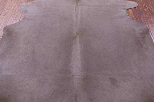 Grey Dyed Natural Cowhide Rug - X-Large 7' 2