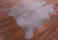 Thumbnail for Grey Dyed Natural Cowhide Rug - X-Large 7' 2