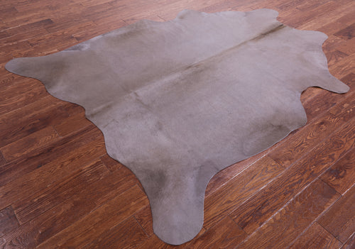 Grey Dyed Natural Cowhide Rug - X-Large 7' 2