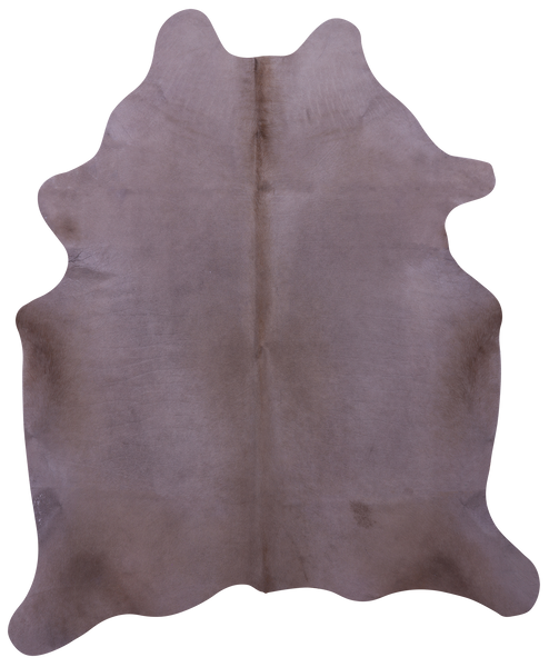 Grey Dyed Natural Cowhide Rug - X-Large 7' 2"H x 6' 0"W