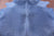 Blue Dyed Natural Cowhide Rug - X-Large 7' 3"H x 6' 7"W