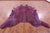 Purple Dyed Natural Cowhide Rug - XX-Large 9' 0"H x 8' 0"W