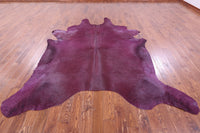 Thumbnail for Purple Dyed Natural Cowhide Rug - XX-Large 9' 0