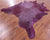 Purple Dyed Natural Cowhide Rug - XX-Large 9' 0"H x 8' 0"W
