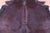 Burgundy Dyed Natural Cowhide Rug - X-Large 7' 0"H x 6' 1"W