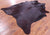 Burgundy Dyed Natural Cowhide Rug - X-Large 7' 0"H x 6' 1"W