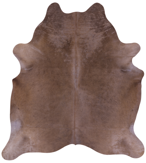 Brown Dyed Natural Cowhide Rug - XX-Large 7' 10