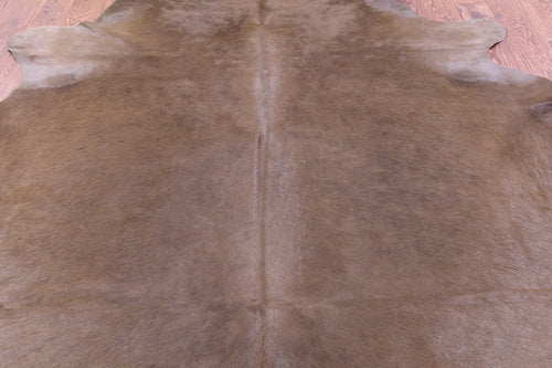 Brown Dyed Natural Cowhide Rug - XX-Large 7' 10