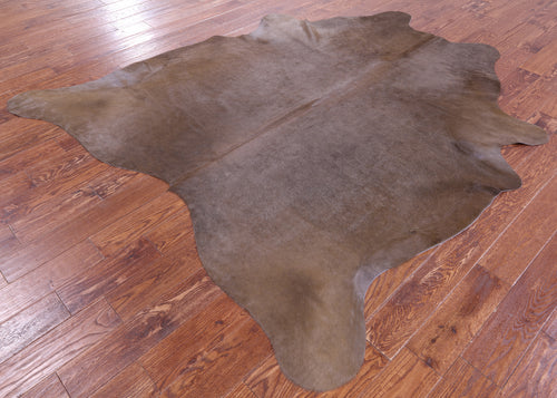 Brown Dyed Natural Cowhide Rug - XX-Large 7' 10