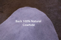 Thumbnail for Brown Dyed Natural Cowhide Rug - XX-Large 7' 10