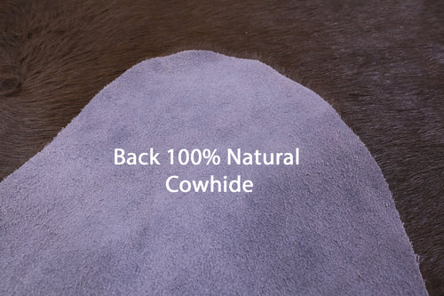 Brown Dyed Natural Cowhide Rug - XX-Large 7' 10