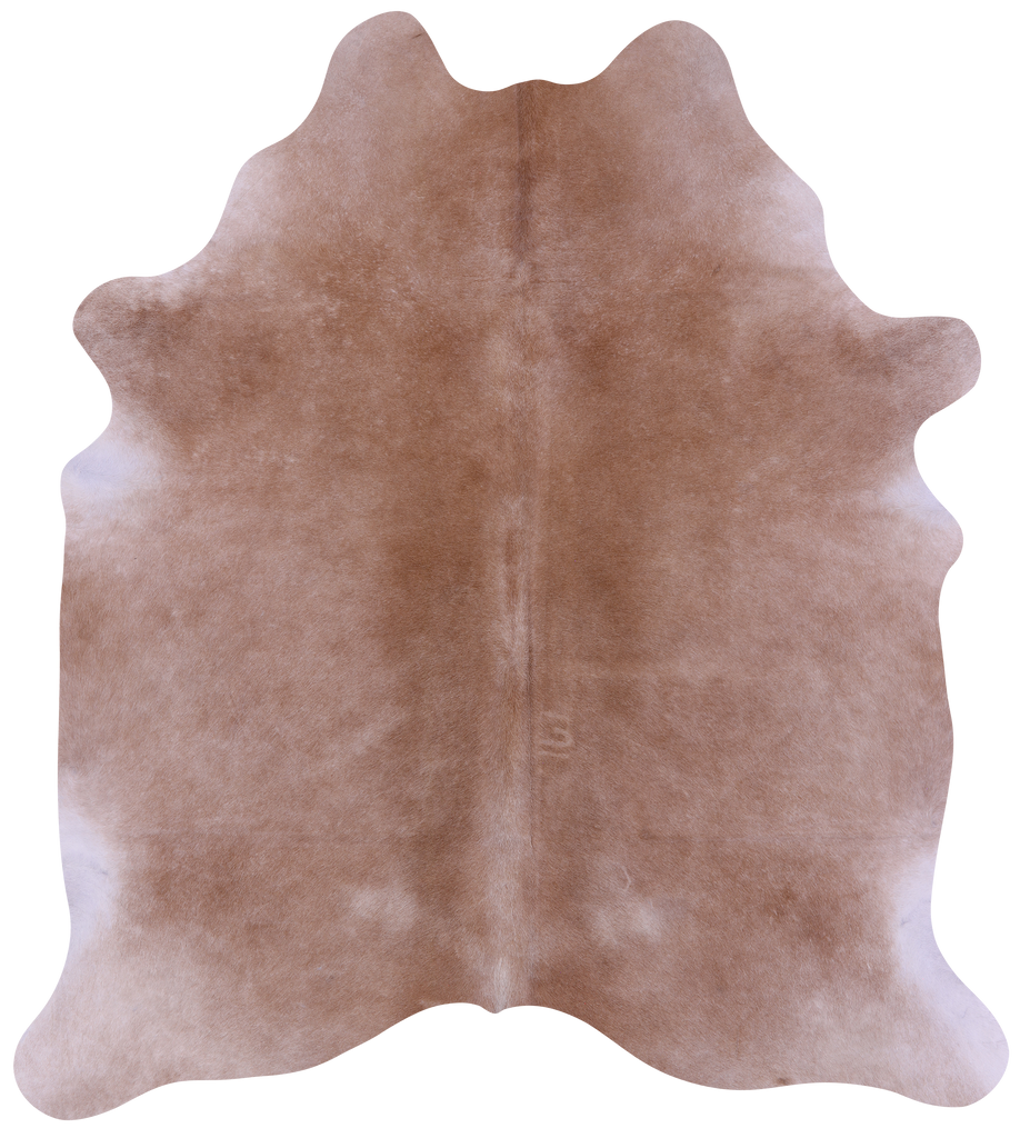 Light Brown Natural Cowhide Rug - X-Large 7' 3"H x 6' 4"W