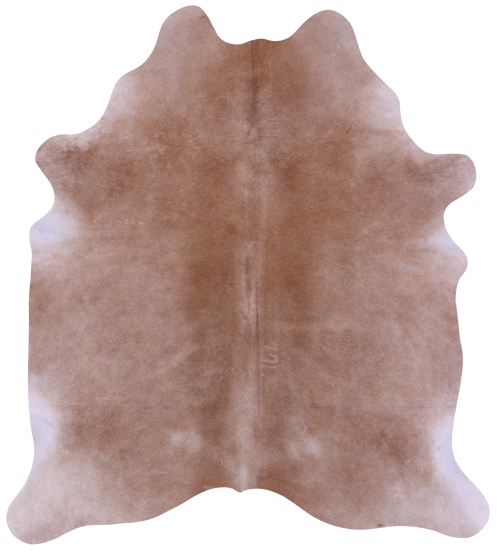 Light Brown Natural Cowhide Rug - X-Large 7' 3