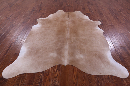 Light Brown Natural Cowhide Rug - X-Large 7' 3
