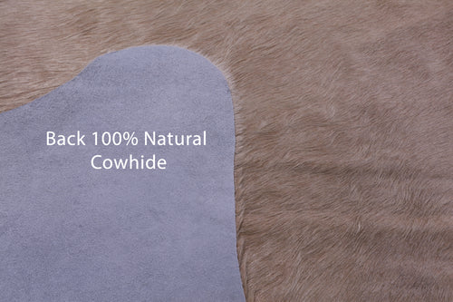 Beige Natural Cowhide Rug - X-Large 7' 0