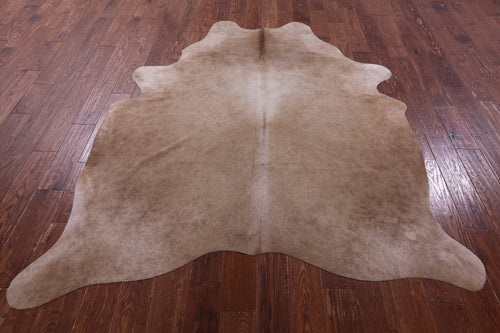 Light Brown Natural Cowhide Rug - X-Large 7' 5