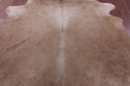 Light Brown Natural Cowhide Rug - X-Large 7' 5