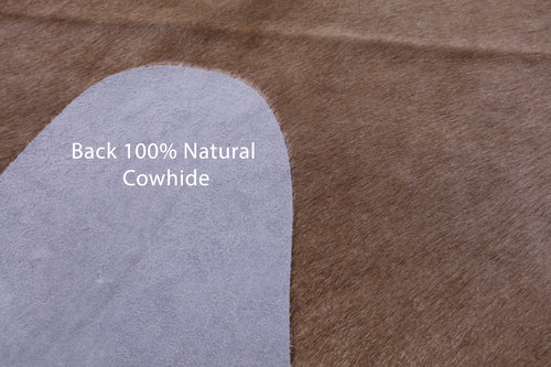 Light Brown Natural Cowhide Rug - X-Large 7' 5