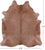 Light Brown Natural Cowhide Rug - X-Large 7' 7"H x 6' 8"W