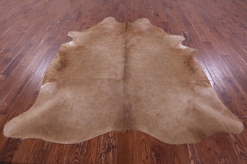 Light Brown Natural Cowhide Rug - X-Large 7' 7