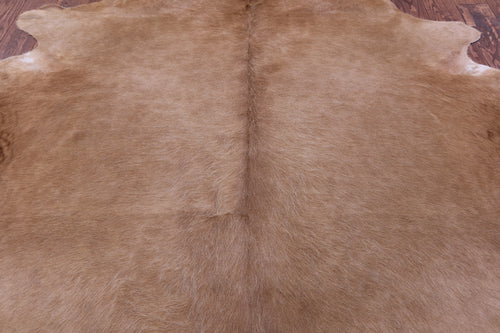 Light Brown Natural Cowhide Rug - X-Large 7' 7