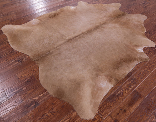Light Brown Natural Cowhide Rug - X-Large 7' 7