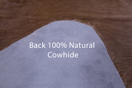 Light Brown Natural Cowhide Rug - X-Large 7' 7