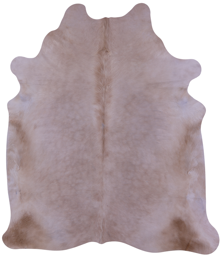Beige Natural Cowhide Rug - XX-Large 8' 0"H x 7' 0"W