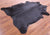 Black Natural Cowhide Rug - X-Large 7' 2"H x 6' 0"W