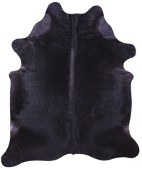 Thumbnail for Black Natural Cowhide Rug - X-Large 7' 2