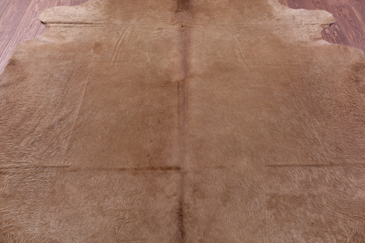 Light Brown Natural Cowhide Rug - XX-Large 7' 10"H x 6' 7"W