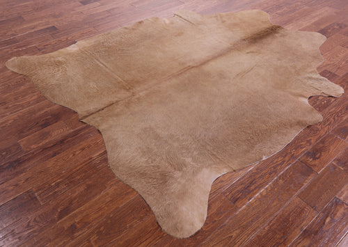 Light Brown Natural Cowhide Rug - XX-Large 7' 10