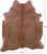 Light Brown Natural Cowhide Rug - XX-Large 7' 10"H x 6' 7"W