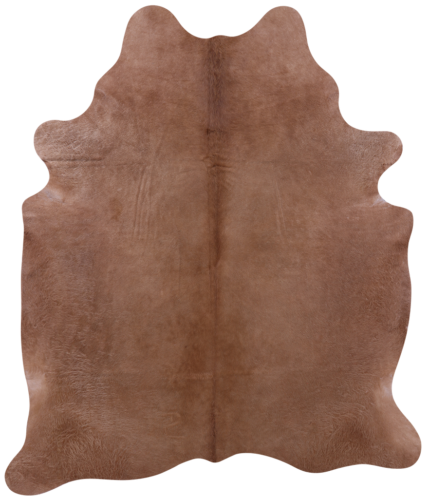 Light Brown Natural Cowhide Rug - XX-Large 7' 10"H x 6' 7"W