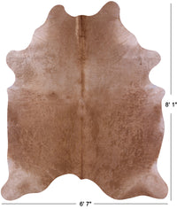 Thumbnail for Light Brown Natural Cowhide Rug - XX-Large 8' 1