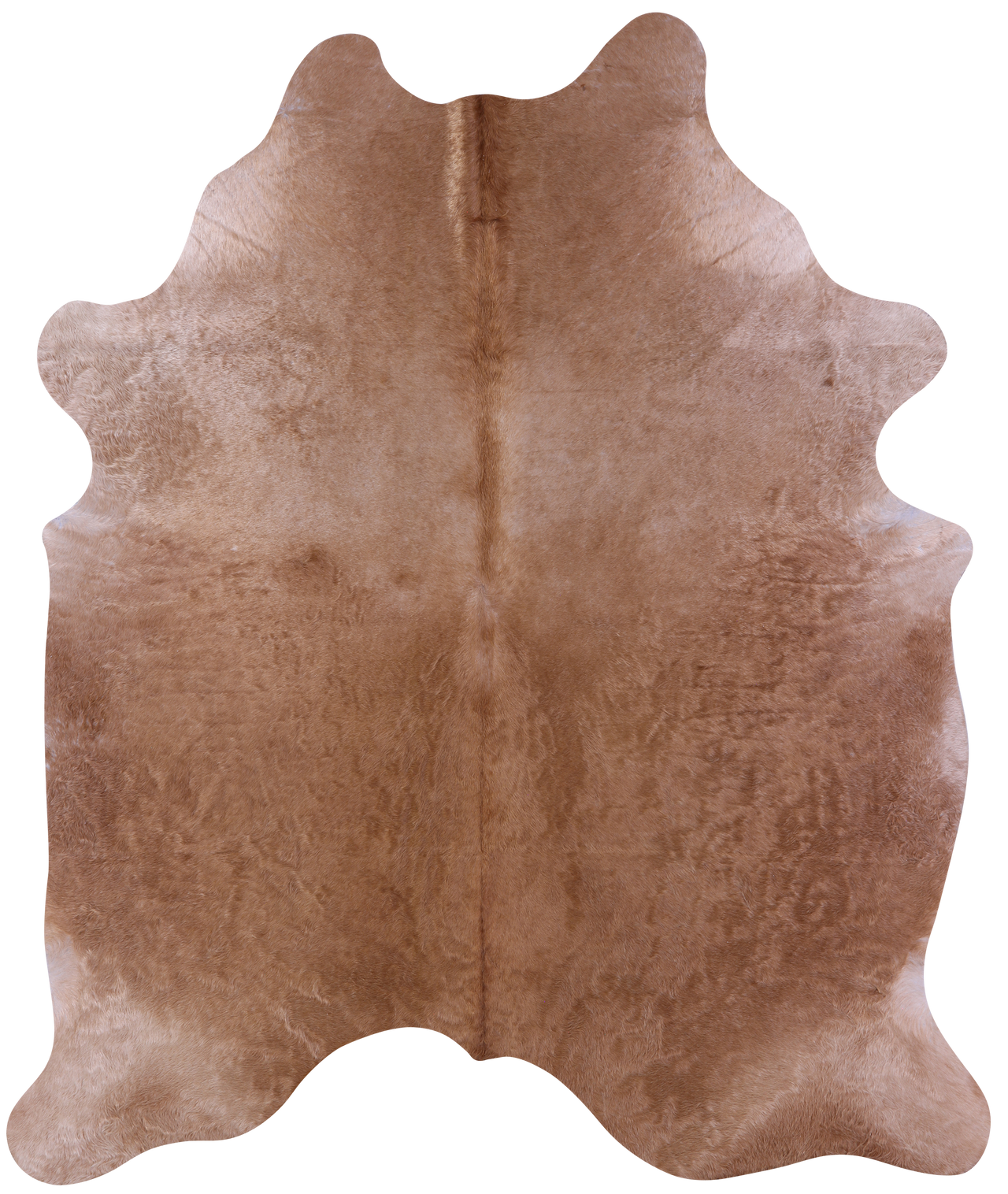 Light Brown Natural Cowhide Rug - XX-Large 8' 1"H x 6' 7"W