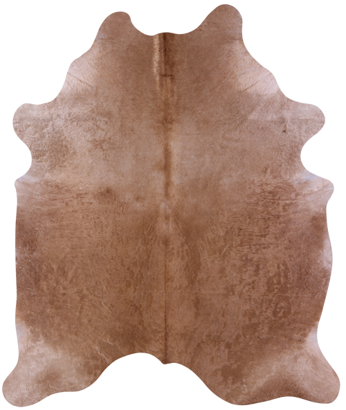 Light Brown Natural Cowhide Rug - XX-Large 8' 1
