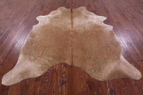 Light Brown Natural Cowhide Rug - XX-Large 8' 1