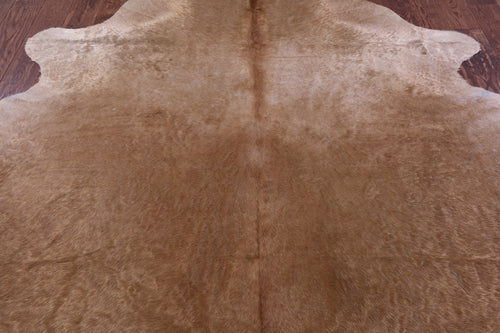 Light Brown Natural Cowhide Rug - XX-Large 8' 1