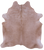 Light Brown Natural Cowhide Rug - X-Large 7' 2"H x 6' 4"W