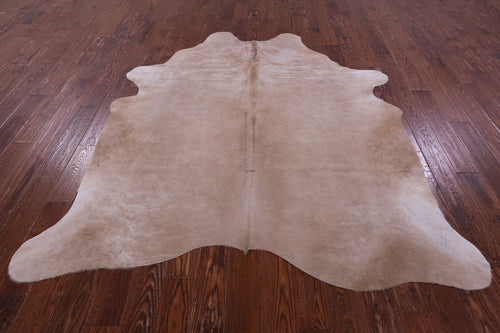 Light Brown Natural Cowhide Rug - X-Large 7' 2