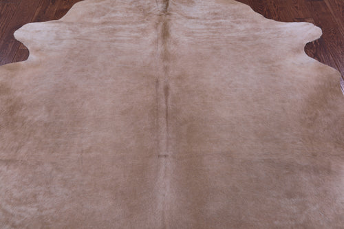 Light Brown Natural Cowhide Rug - X-Large 7' 2